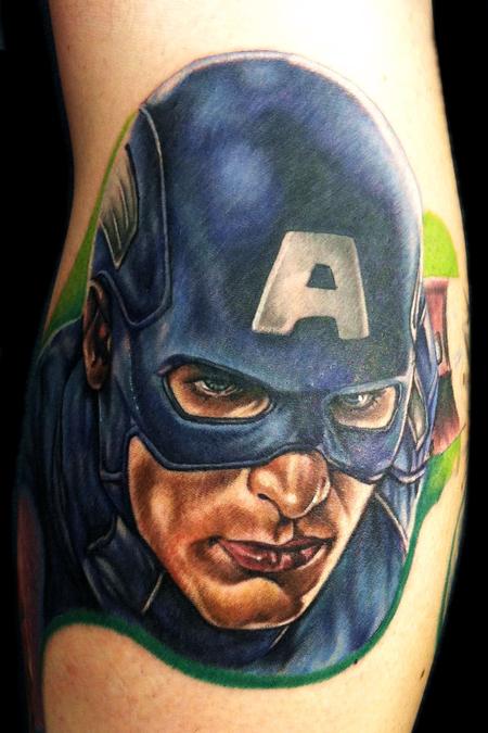 Tattoos - Captain America - 74603